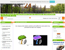 Tablet Screenshot of monitoringlasu24.pl